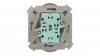 Simon Basic Gniazdo podwójne z/u 16A IP20 stal inox BMGZ2M.01/21